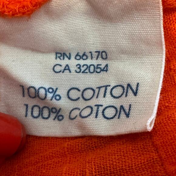 Edme & Esyllte Tank Top WMNS S Orange Pullover Crochet Lace Racerback Scoop Neck - Picture 6 of 7